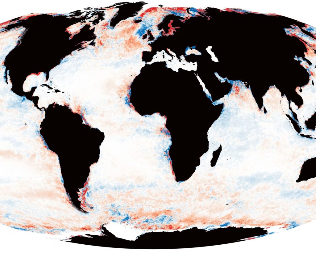 Darkening of the Global Ocean