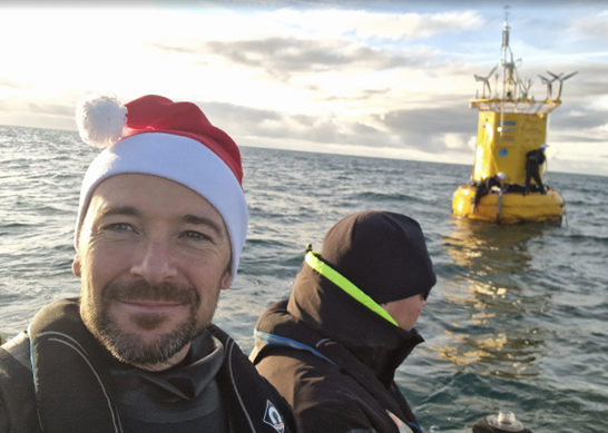 Mac at Sea in the PML Explorer working with the Marine Technology and Autonomy team in support of Autonomous Buoy operations