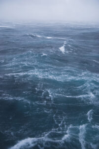 Swell in the Atlantic Ocean, photographed during a research expedition. Dr Ming-Xi Yang