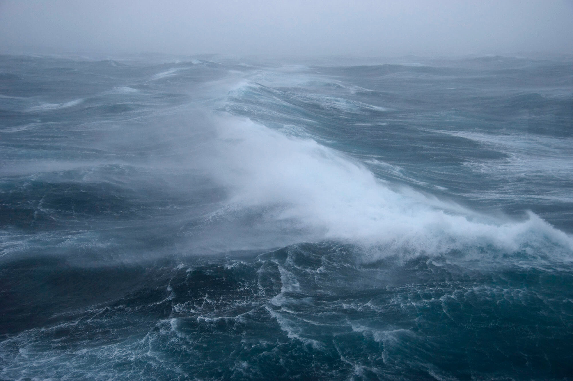 Dramatic waves of the Atlantic taken during a research expedition. Dr Ming-Xi Yang