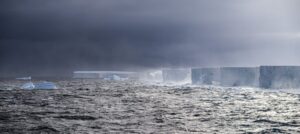 Edge of A23a in April 2024. Derren Fox