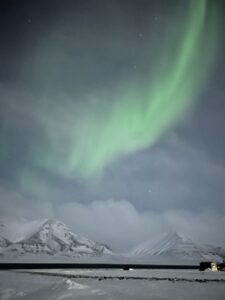 Alongside the scientific achievement, the expedition offered a rare opportunity to conduct research in one of the world’s most remote and visually striking locations - with Rachel and Pennie witnessing the Northern Lights during fieldwork.