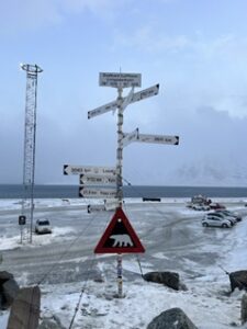Svalbard is located approximately 2,875 to 3,150 kilometres (roughly 1,780 to 1,960 miles) north of the UK. This remote archipelago is classified as a polar desert as it receives very little precipitation and most of the ground is frozen (permafrost) limiting vegetation. 