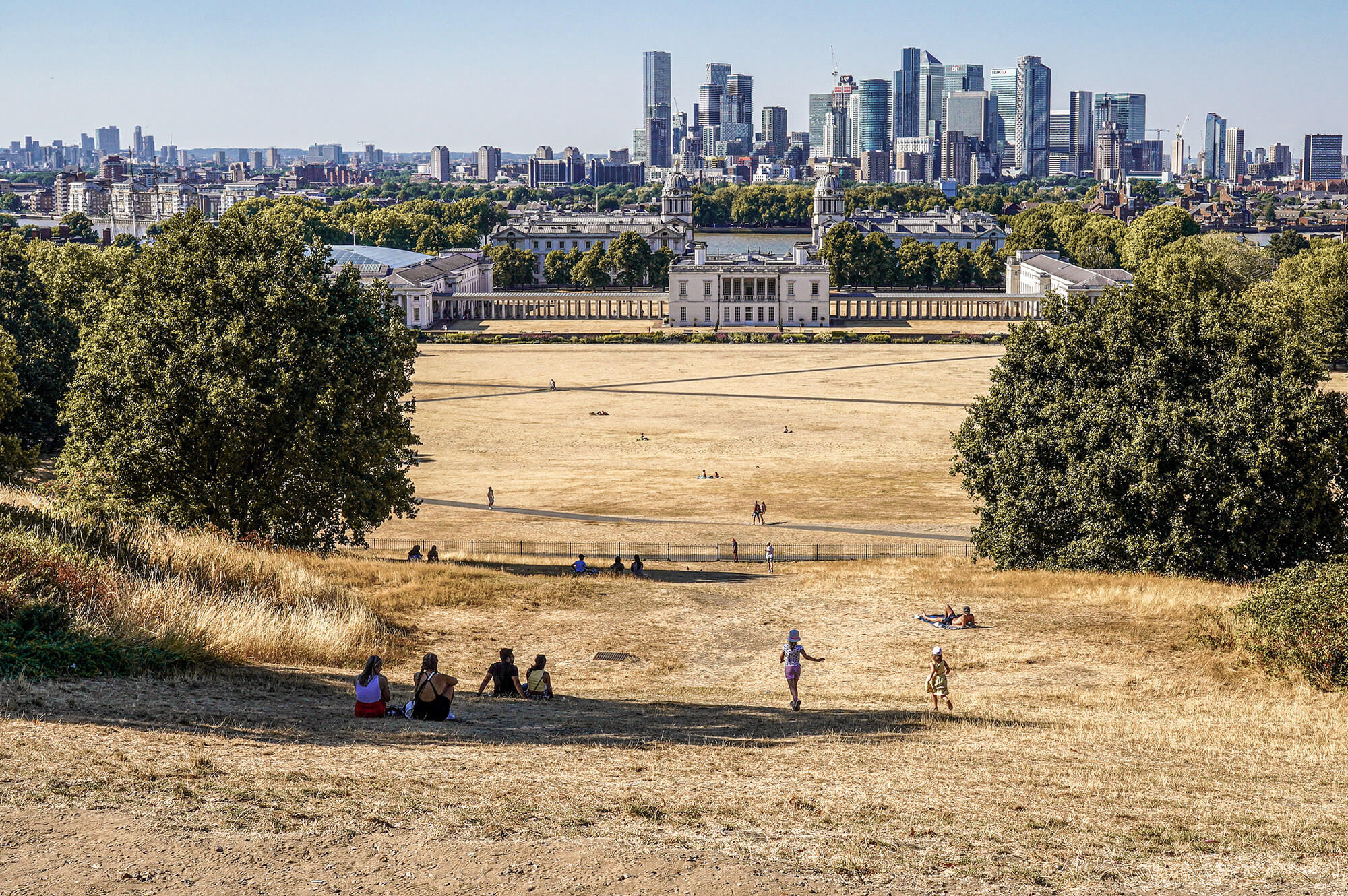 Greenwich Park, heatwave 2022. CC BY-SA 2.0, Alisdare Hickson