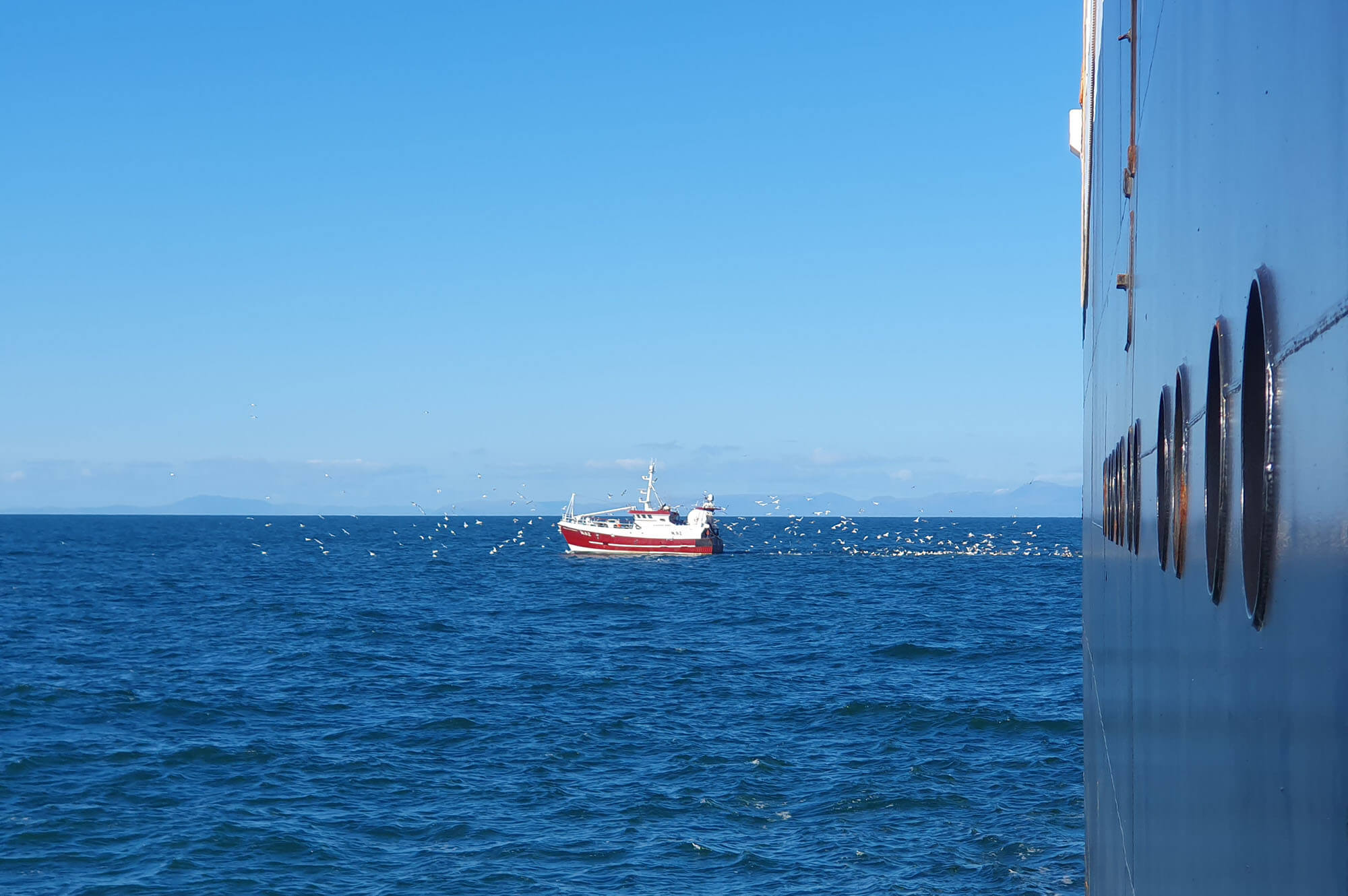 Fishing trawler in the Irish Sea. Ian Brown