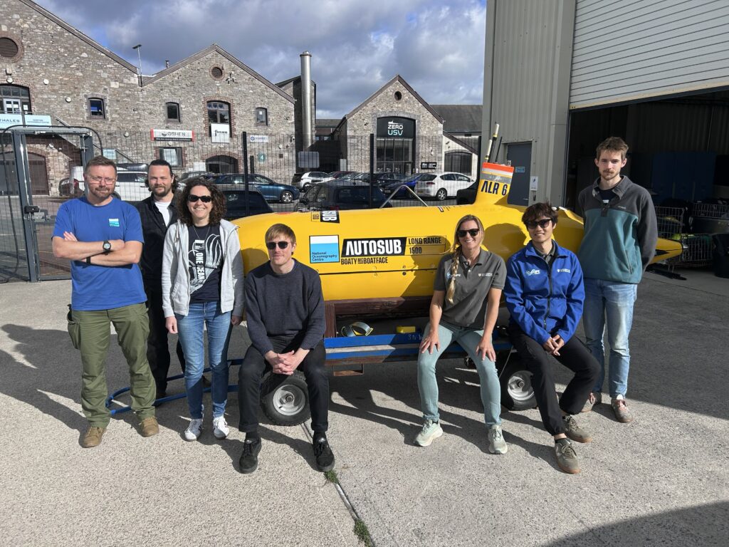 Members of the trial team at Turnchapel Wharf, which played an instrumental role in making the trial deployments possible. Dr Yang Yang | University of Plymouth